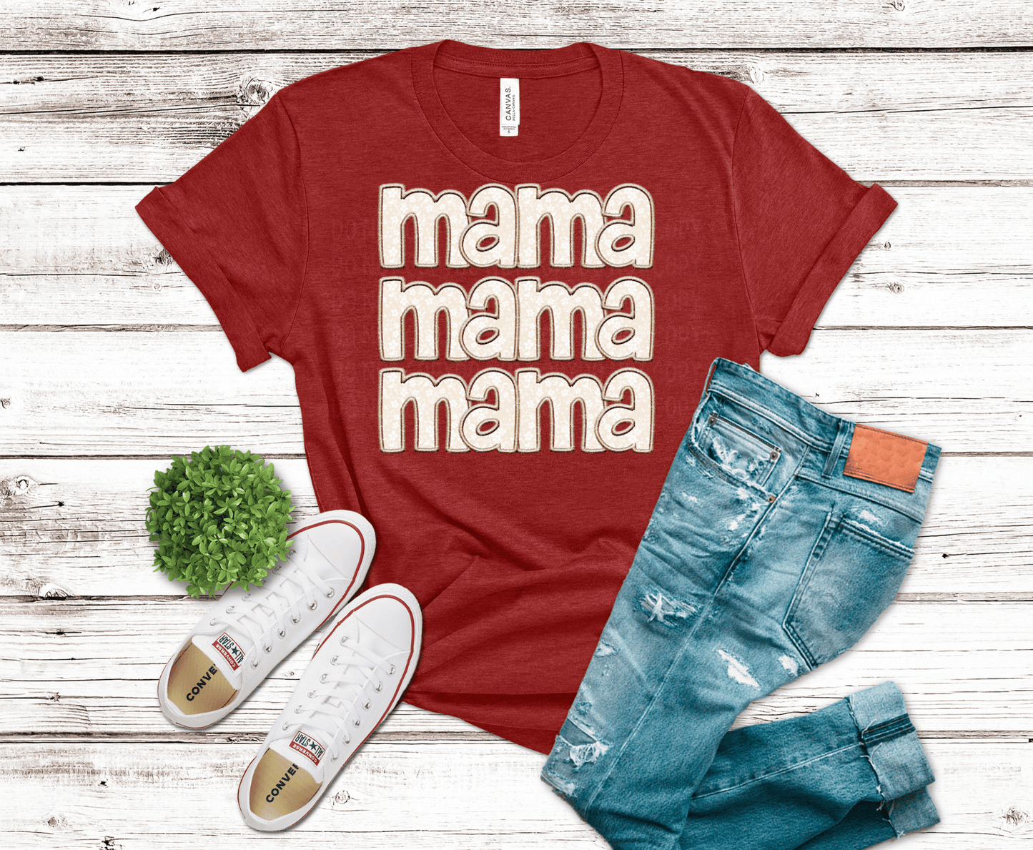 Mama Embroidery | DTF Heat Transfers - Griffin Expressions