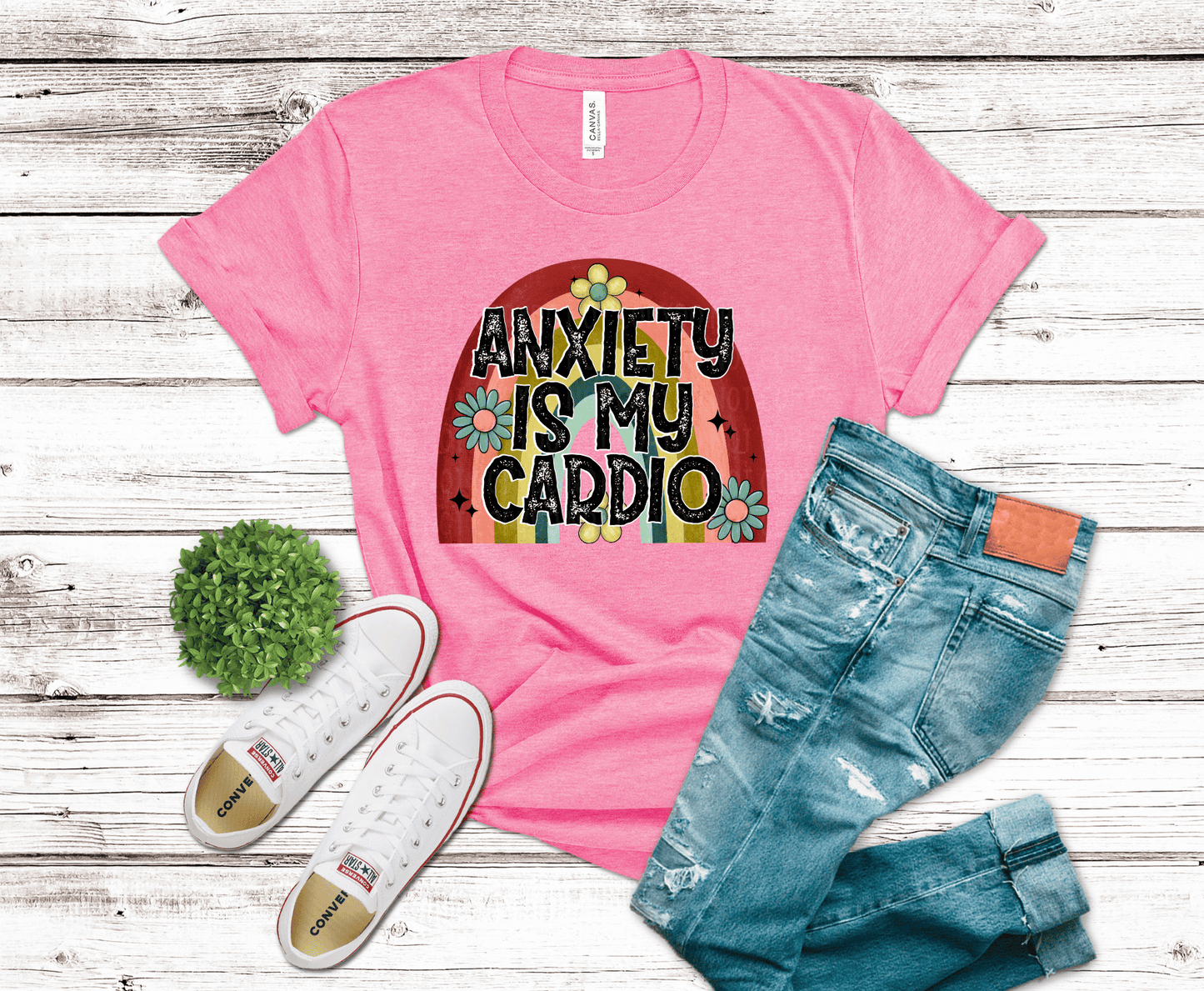 Anxiety Cardio | DTF Heat Transfer - Griffin Expressions