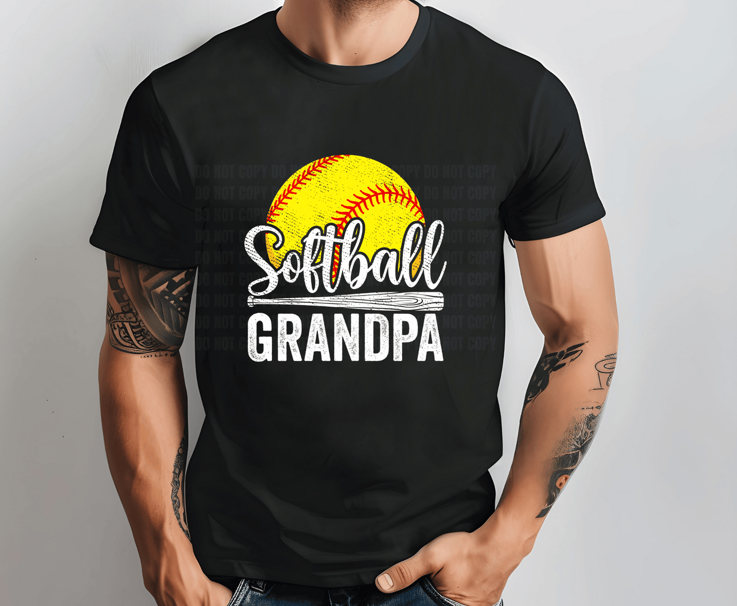Softball Grandpa | DTF Heat Transfer - Griffin Expressions