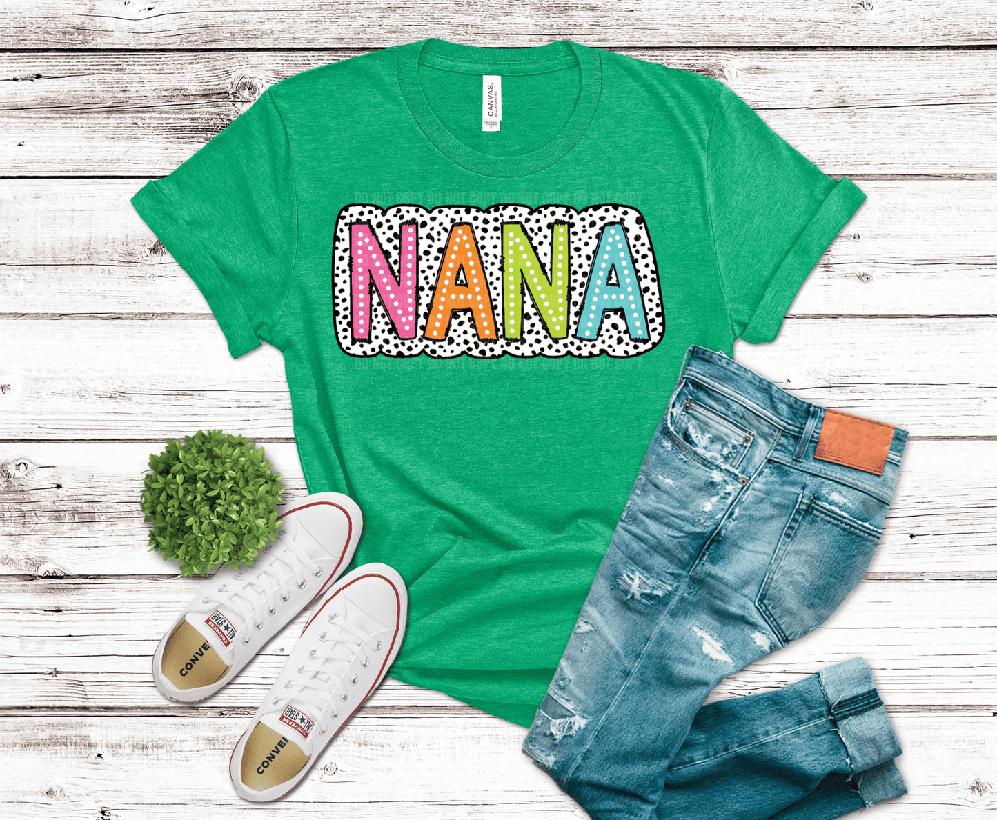 Colorful Nana | DTF Heat Transfer - Griffin Expressions