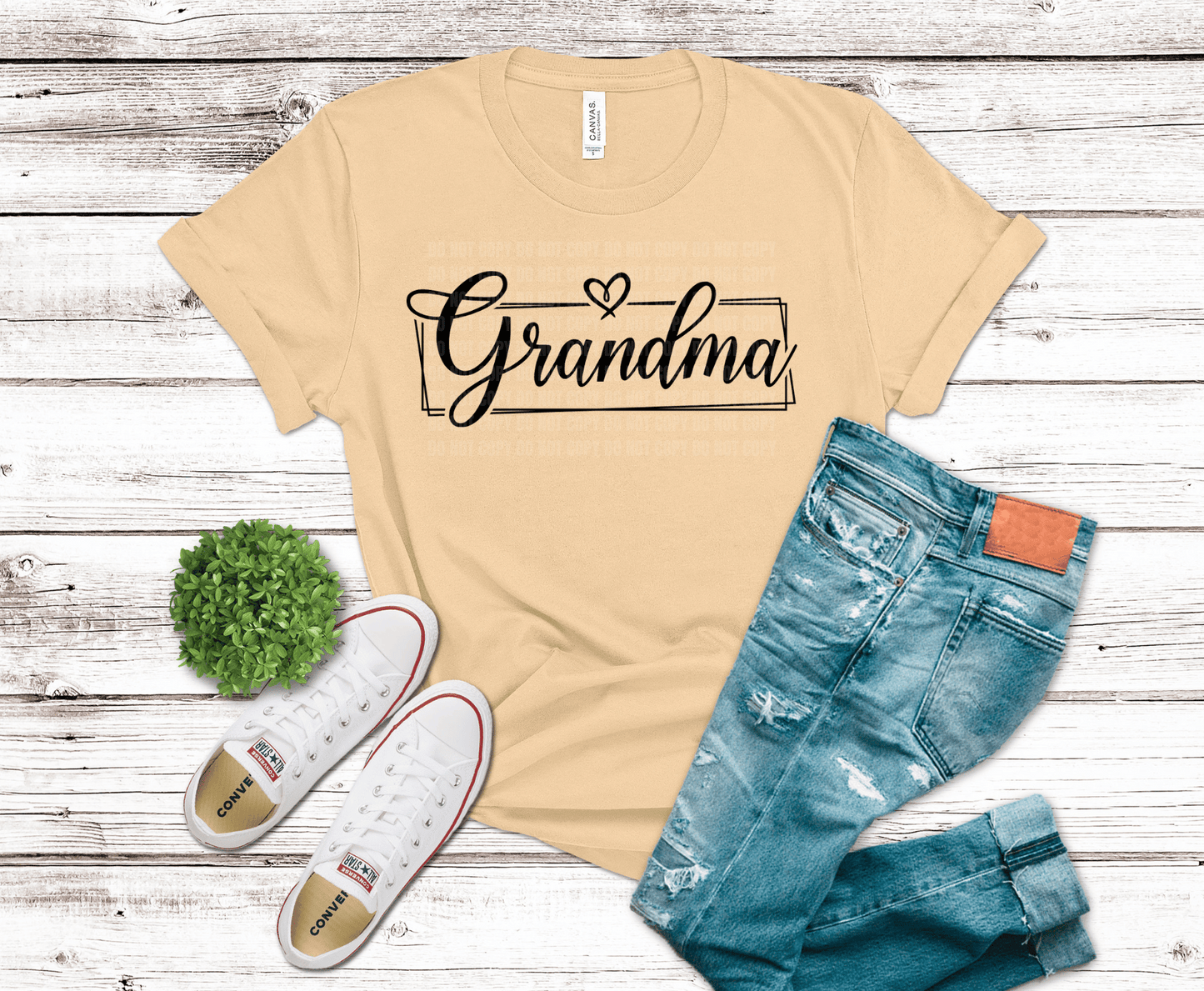 Grandma Heart | DTF Heat Transfer - Griffin Expressions
