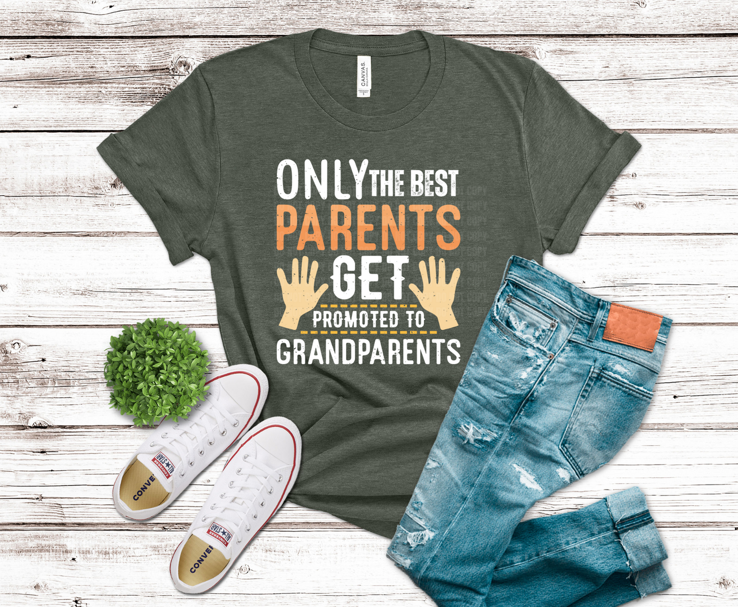 Promoted To Grandparents | DTF Heat Transfer - Griffin Expressions