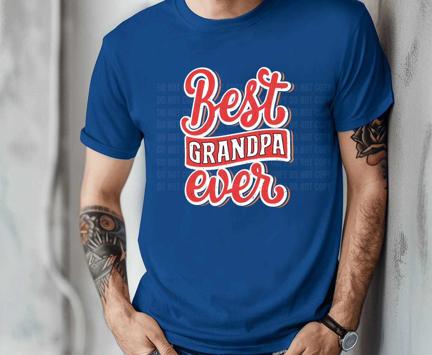 Best Grandpa Ever | DTF Heat Transfer - Griffin Expressions