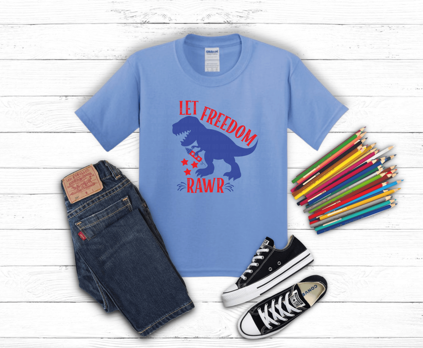Let Freedom Rawr | DTF Heat Transfer - Griffin Expressions