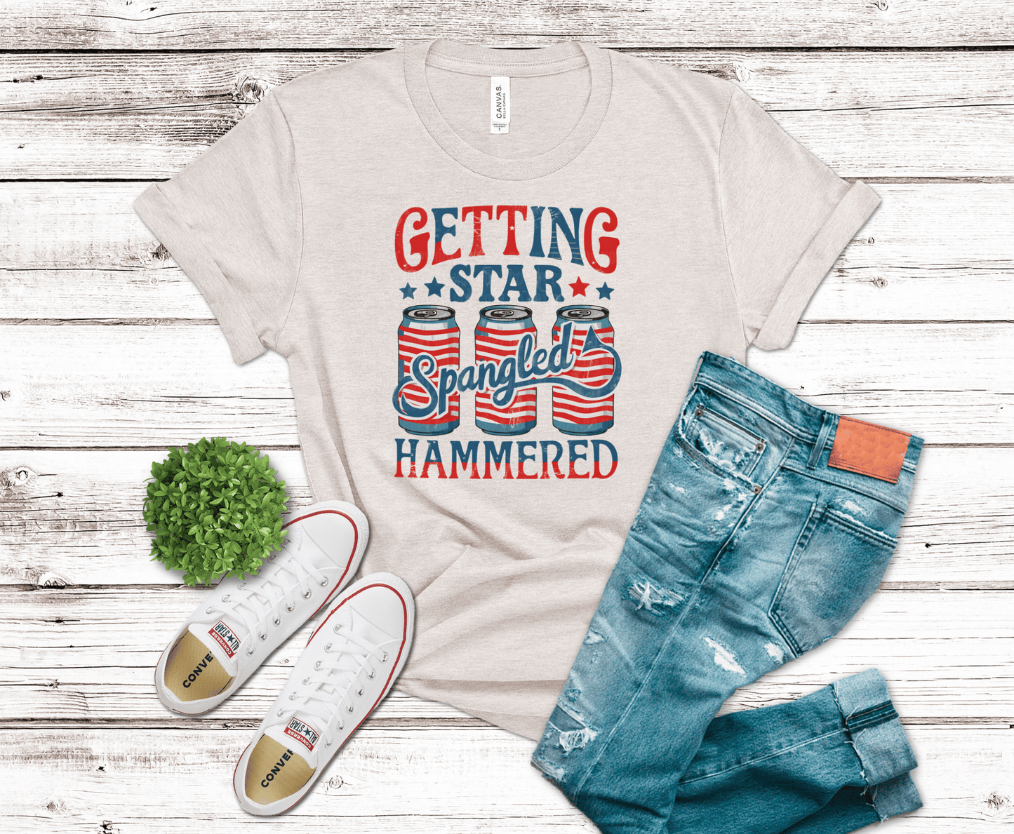 Star Spangled Hammered | DTF Heat Transfer - Griffin Expressions