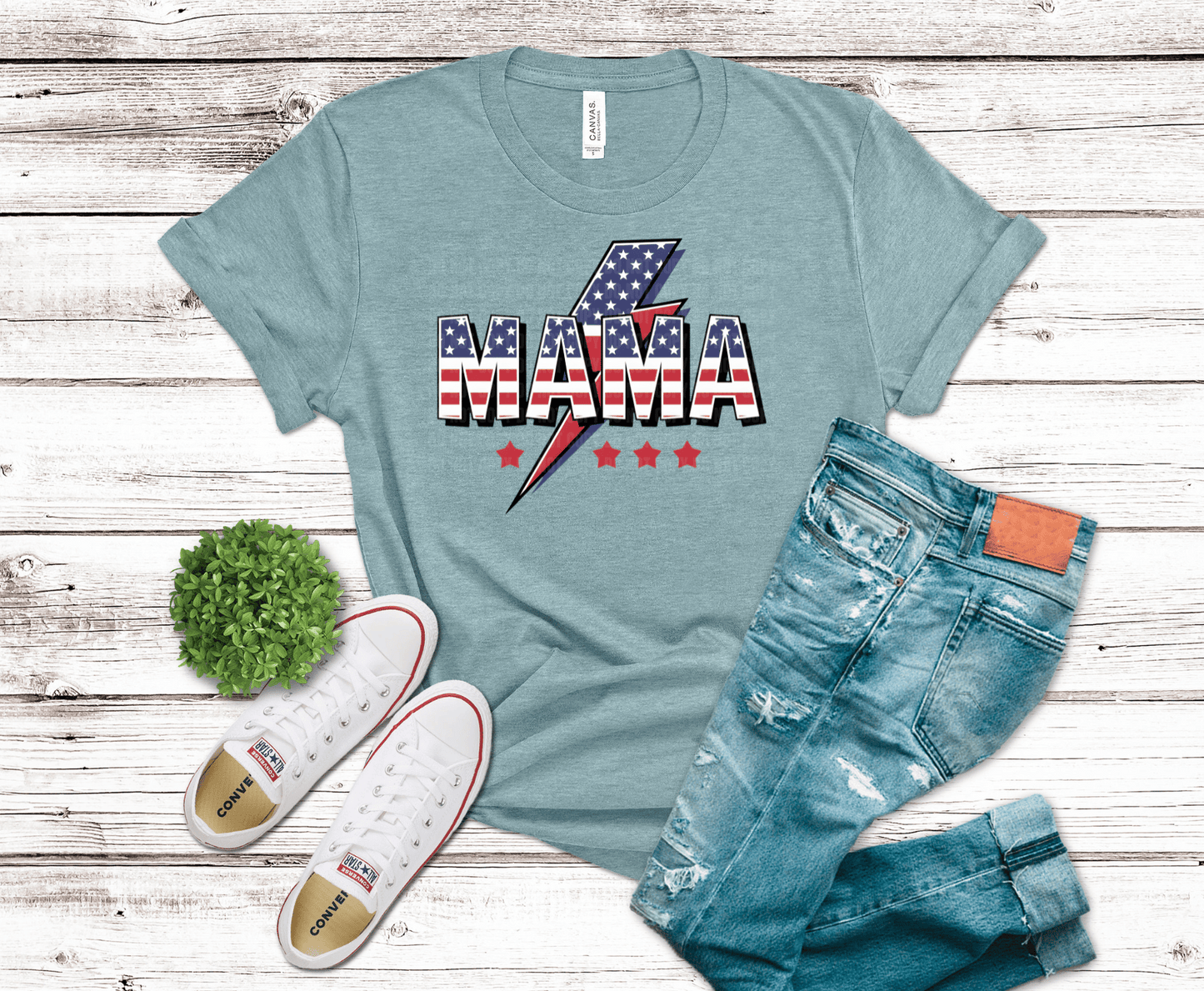 Mama Lightning | DTF Heat Transfer - Griffin Expressions