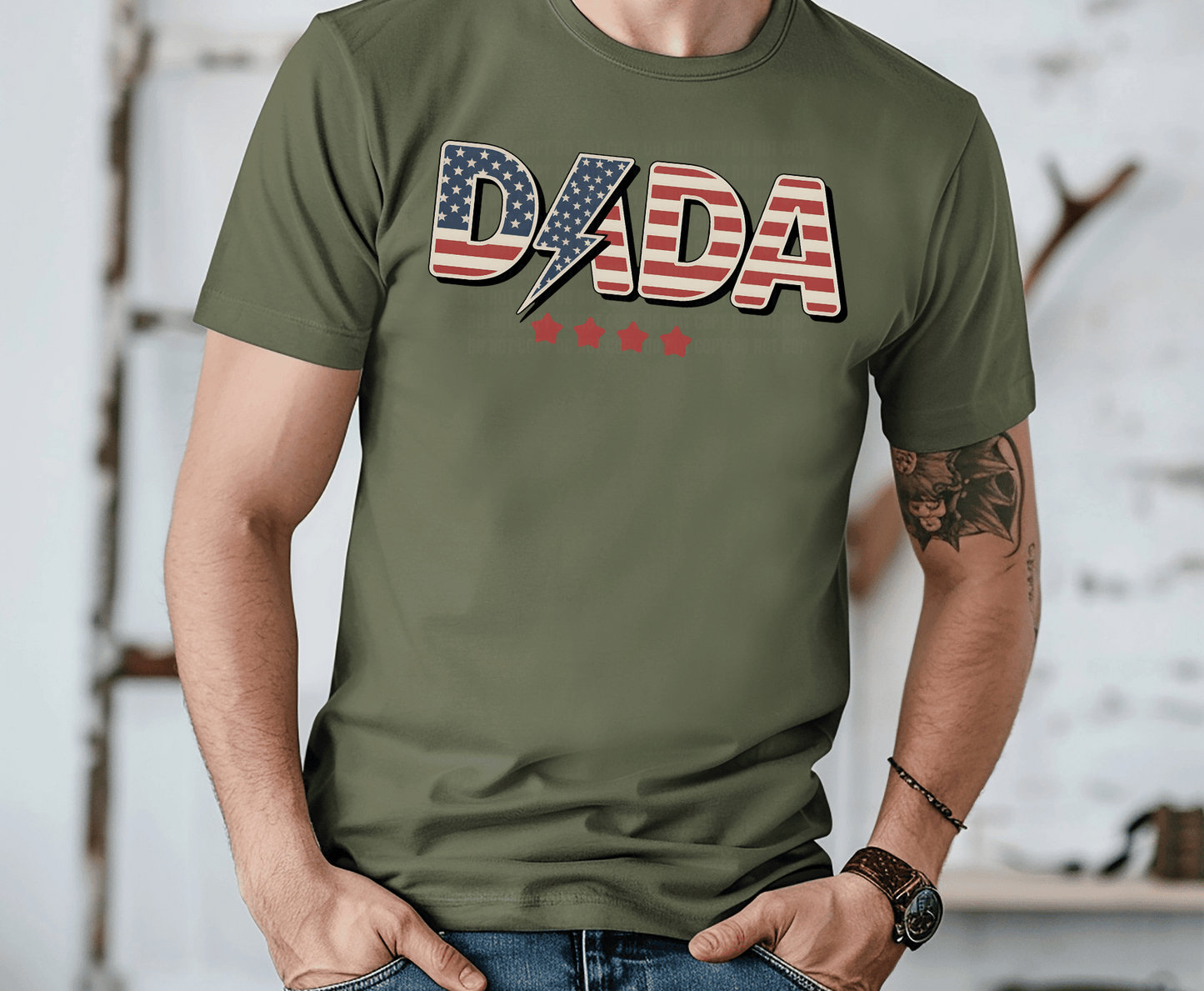 American Dada | DTF Heat Transfer - Griffin Expressions