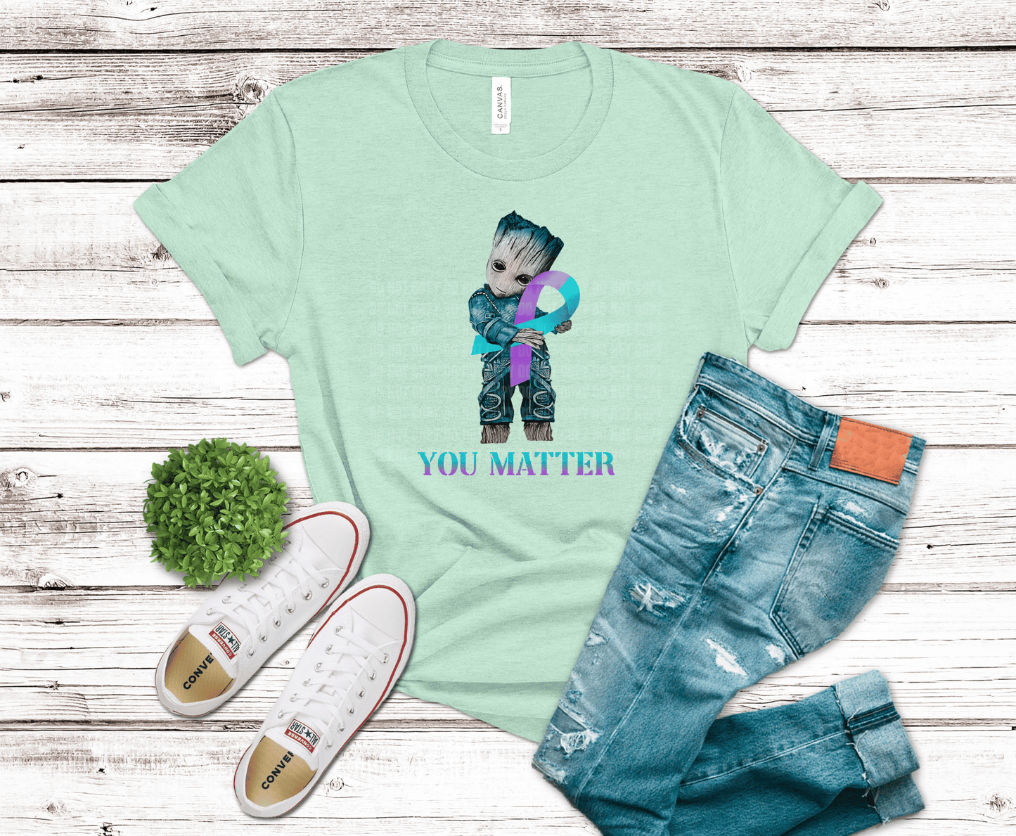 You Matter Ribbon | DTF Heat Transfer - Griffin Expressions