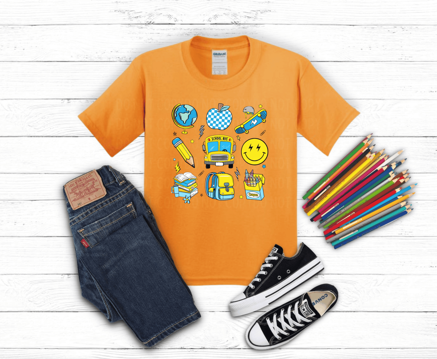 Back To School Bus | DTF Heat Transfer
