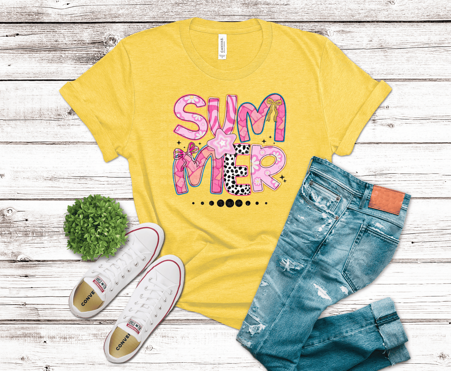 Pink Summer | DTF Heat Transfer - Griffin Expressions