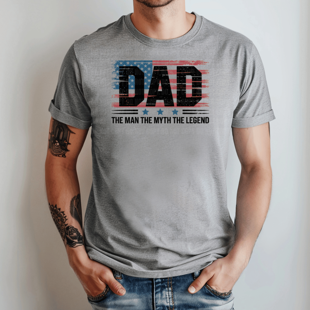 Man Myth Legend | DTF Heat Transfer
