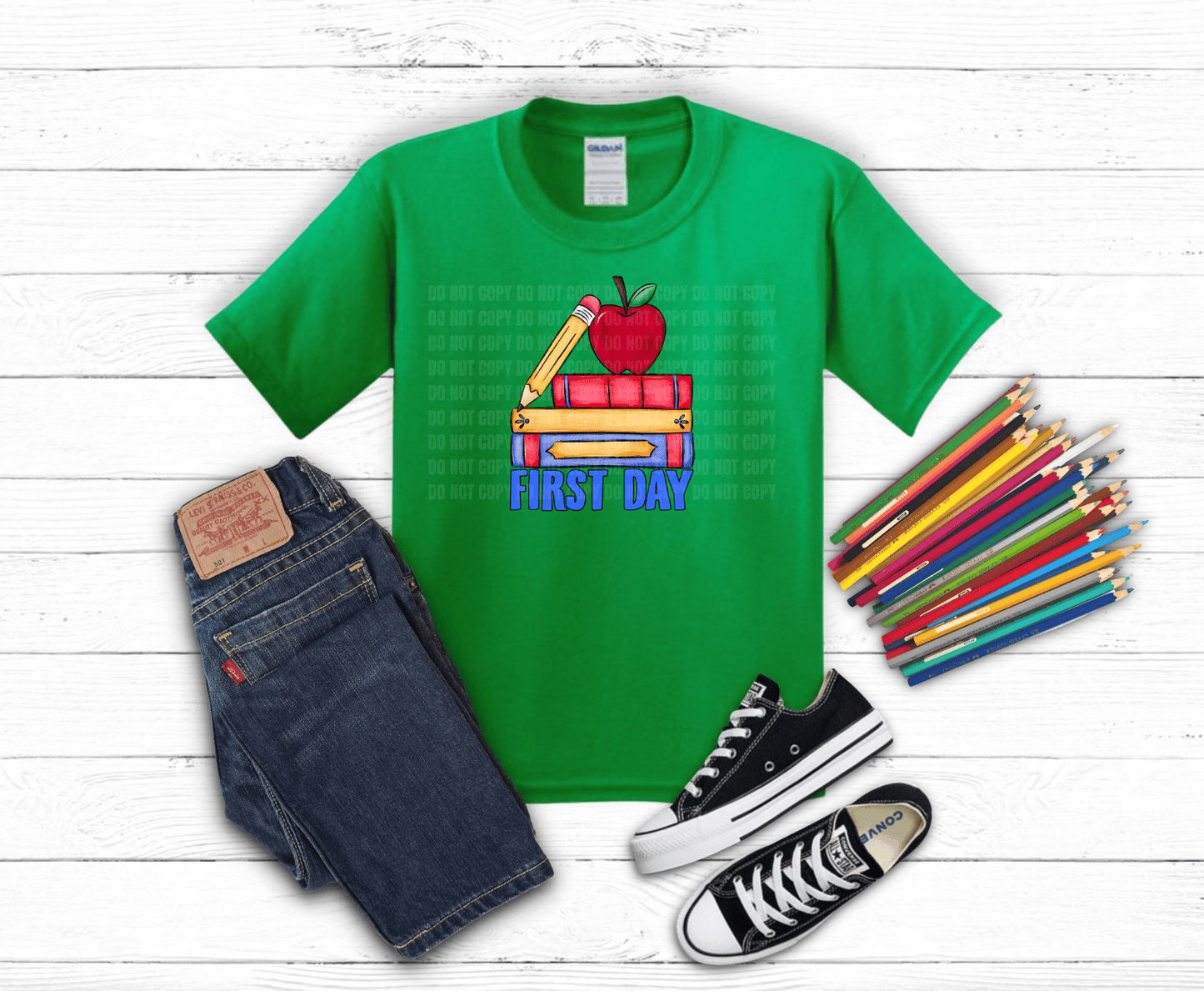 Premade DTF Transfer Gang Sheet For Graphic Tees | Back To School