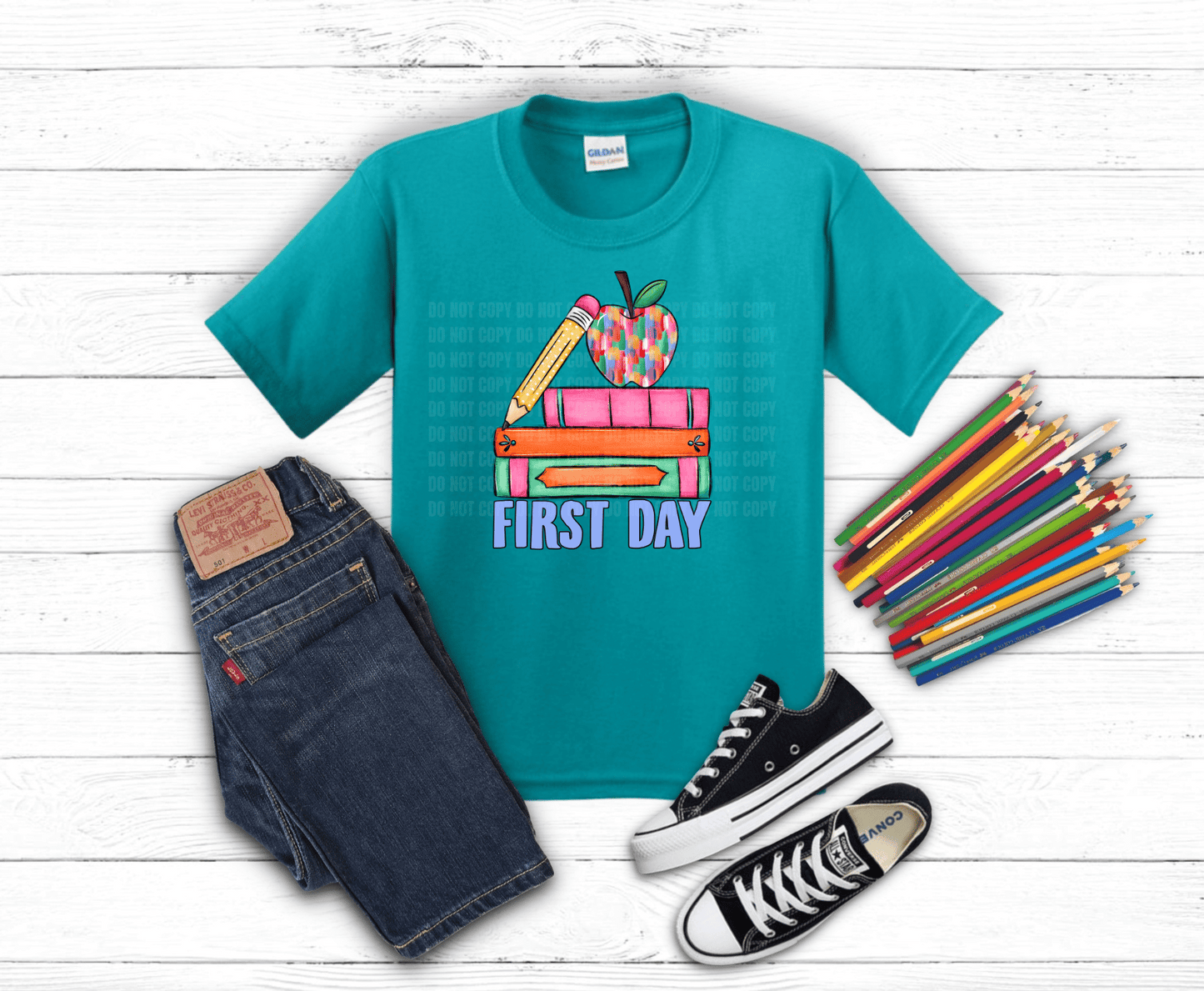 Premade DTF Transfer Gang Sheet For Graphic Tees | Back To School