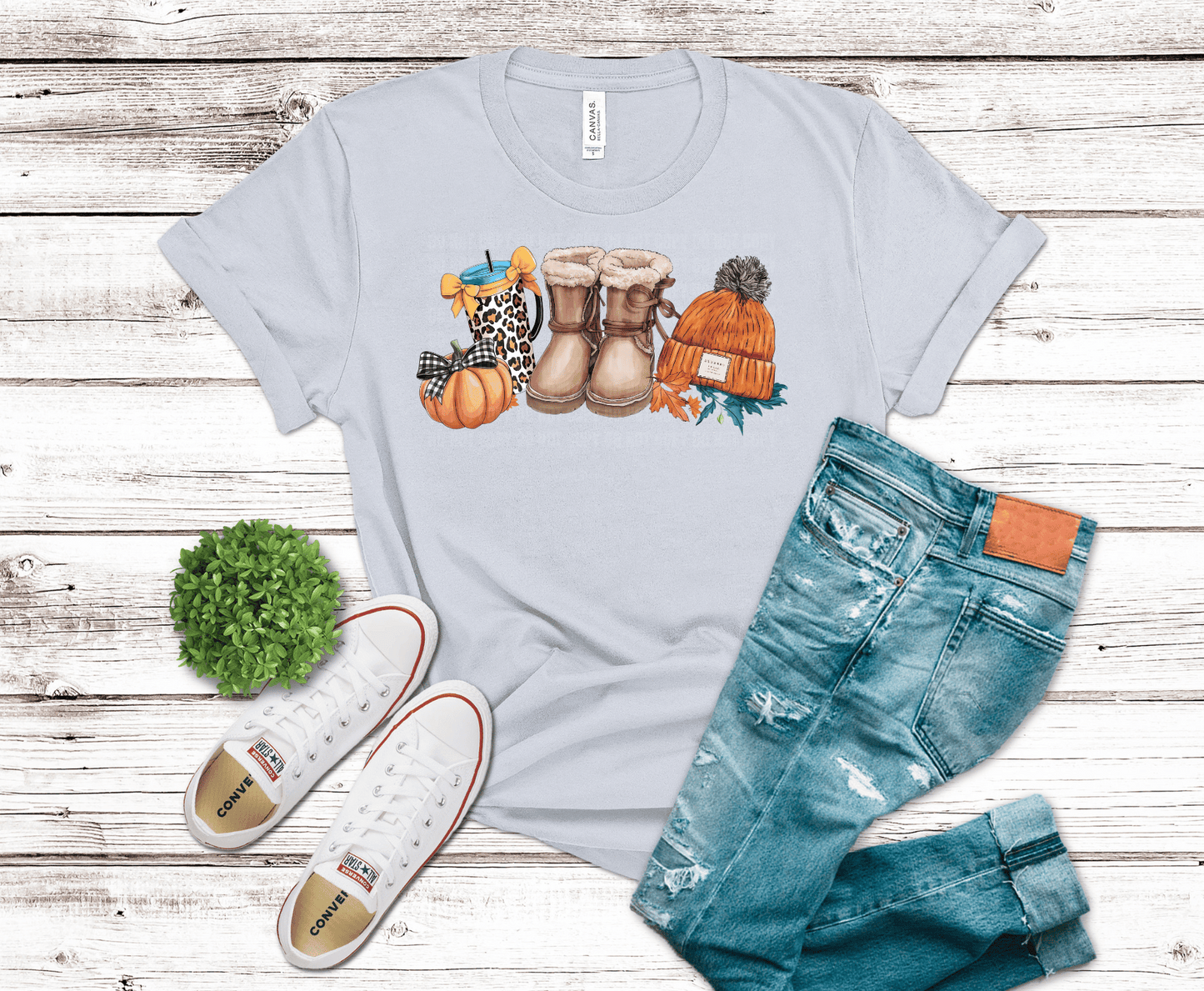 Premade DTF Transfer Gang Sheet For Graphic Tees | Girly Fall