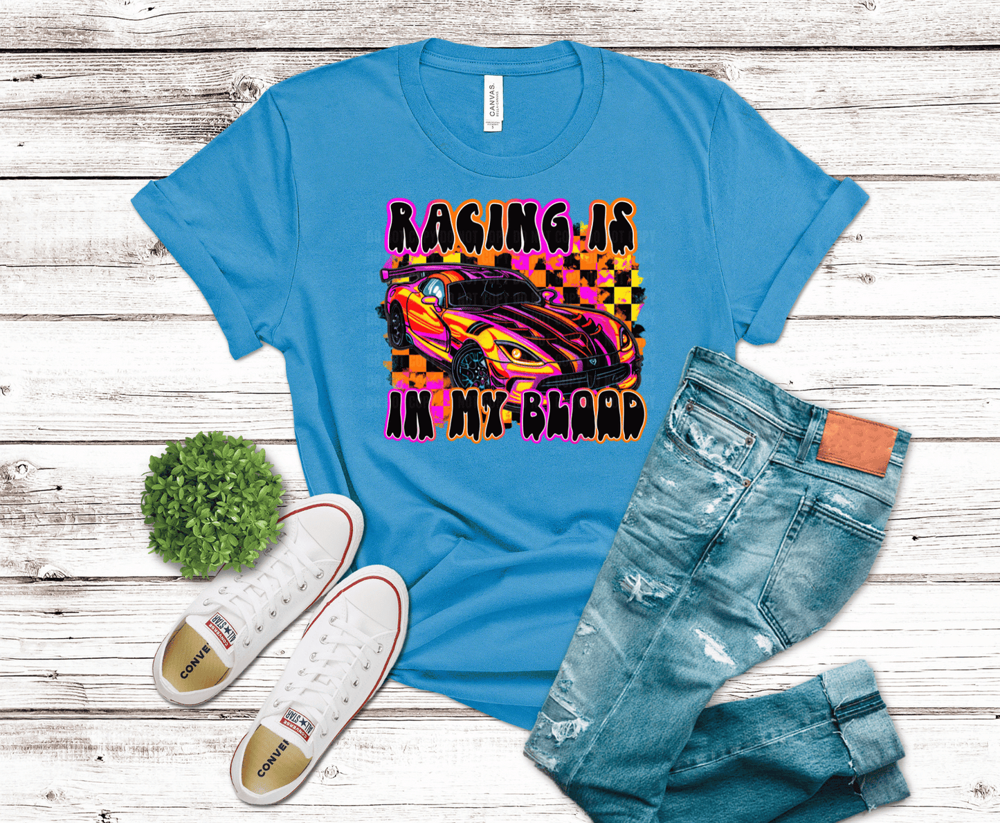 Racing Blood | DTF Heat Transfer