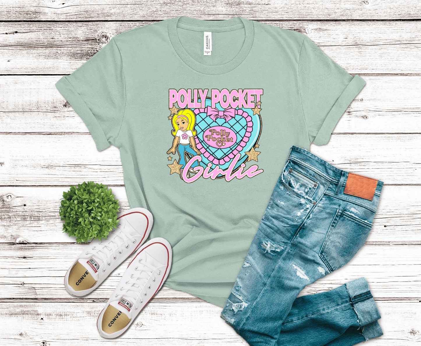 Polly Pocket shirt design