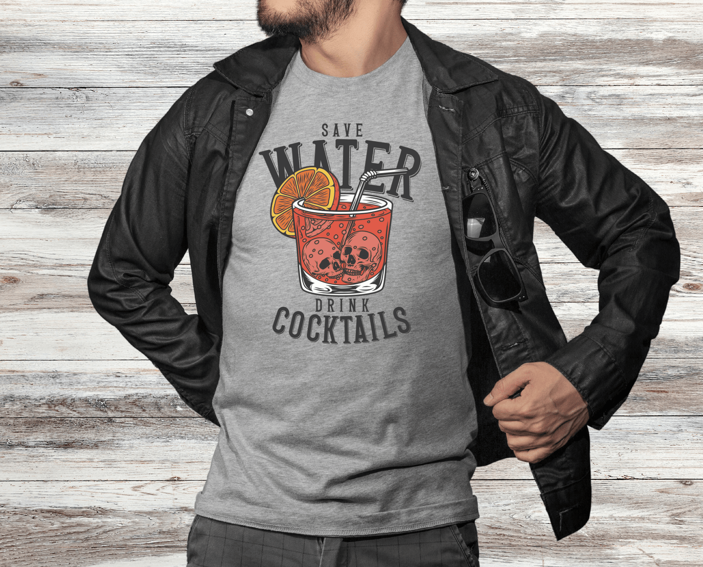 Save Water Drink Cocktails | DTF - Griffin Expressions