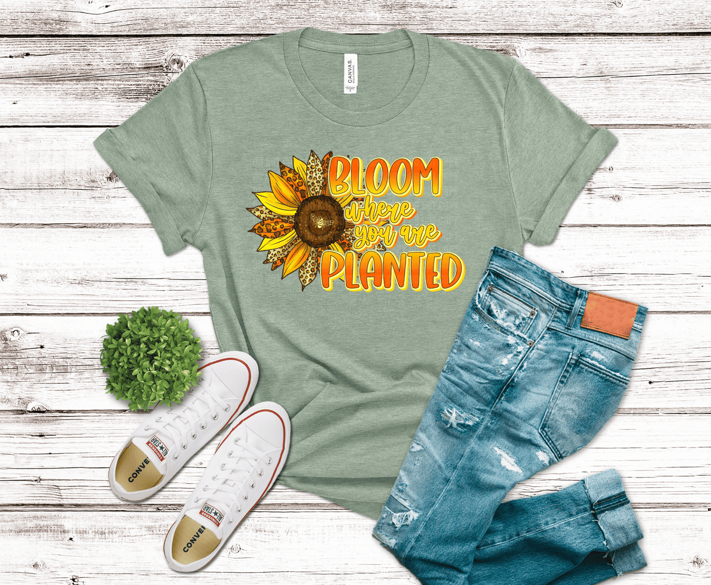 Bloom Where Planted | DTF Heat Transfer