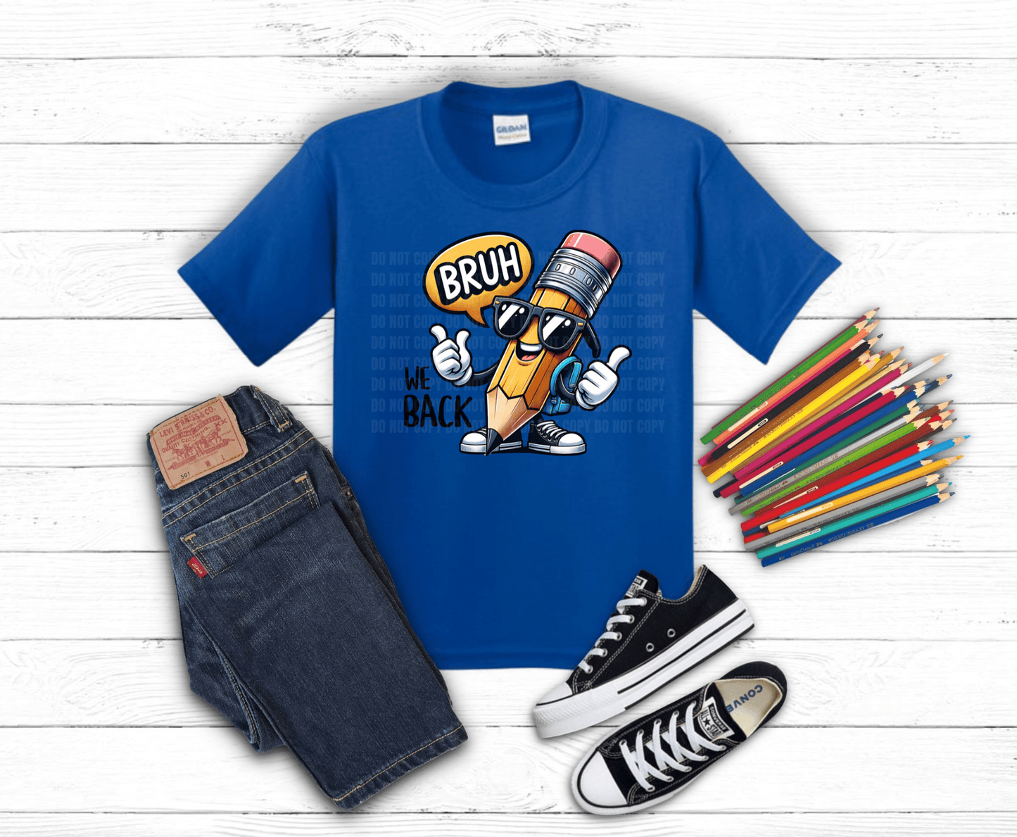 Premade DTF Transfer Gang Sheet For Graphic Tees | Back To School