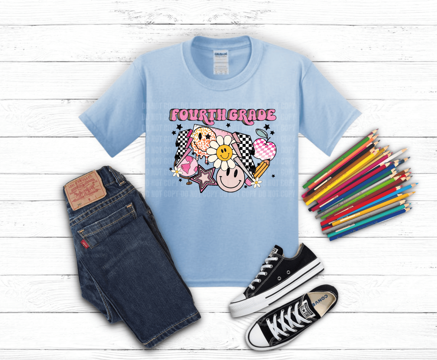 Retro 4th Grade | DTF Heat Transfer