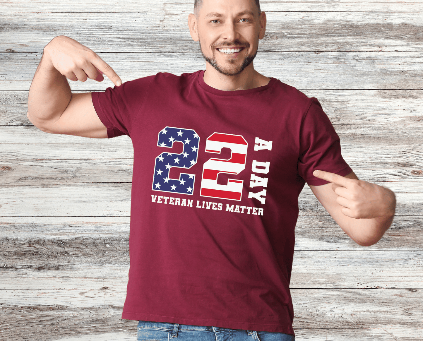 22 A Day Stars And Stripes | DTF - Griffin Expressions