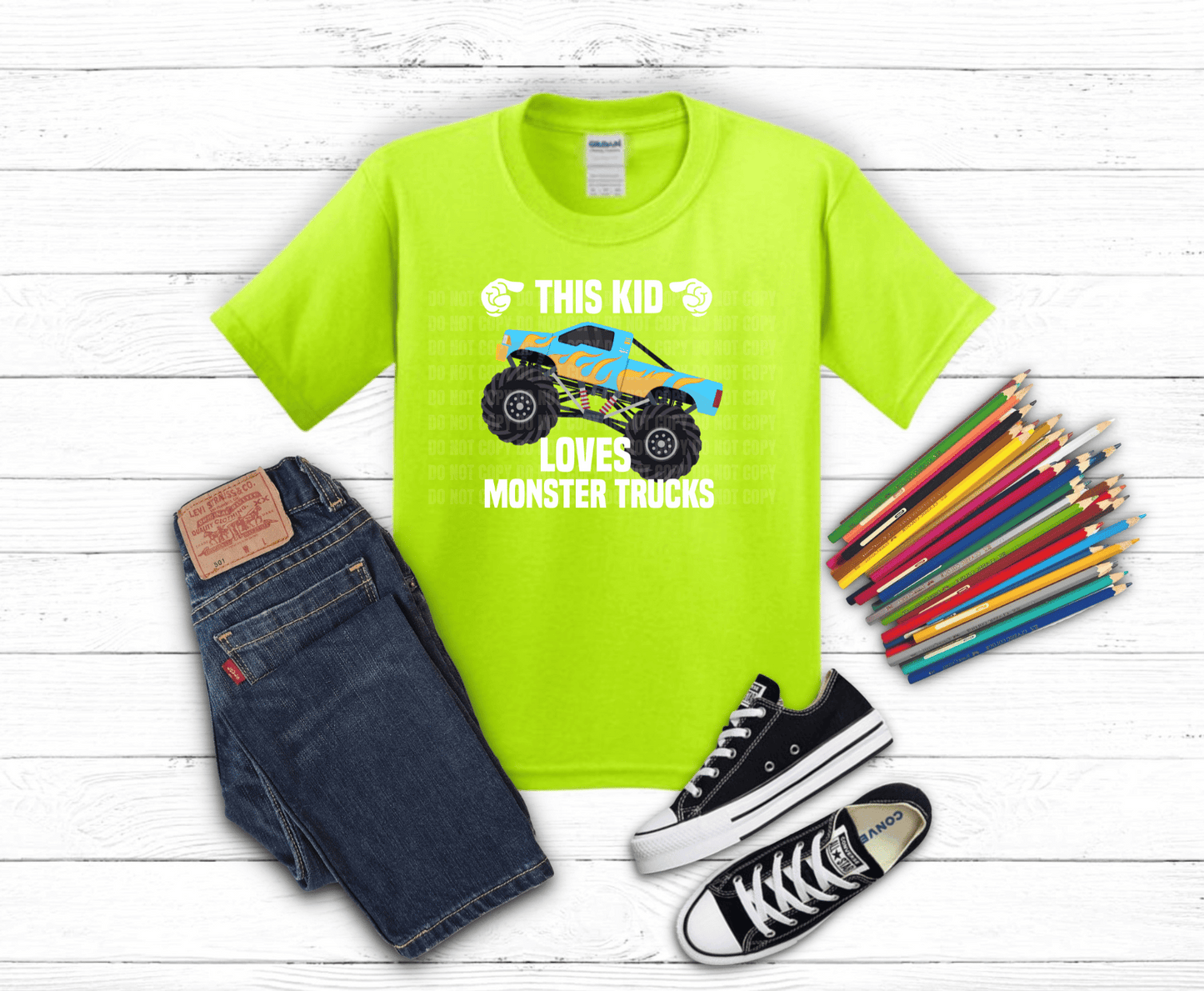 Premade DTF Transfer Gang Sheet For Graphic Tees | Youth Boy