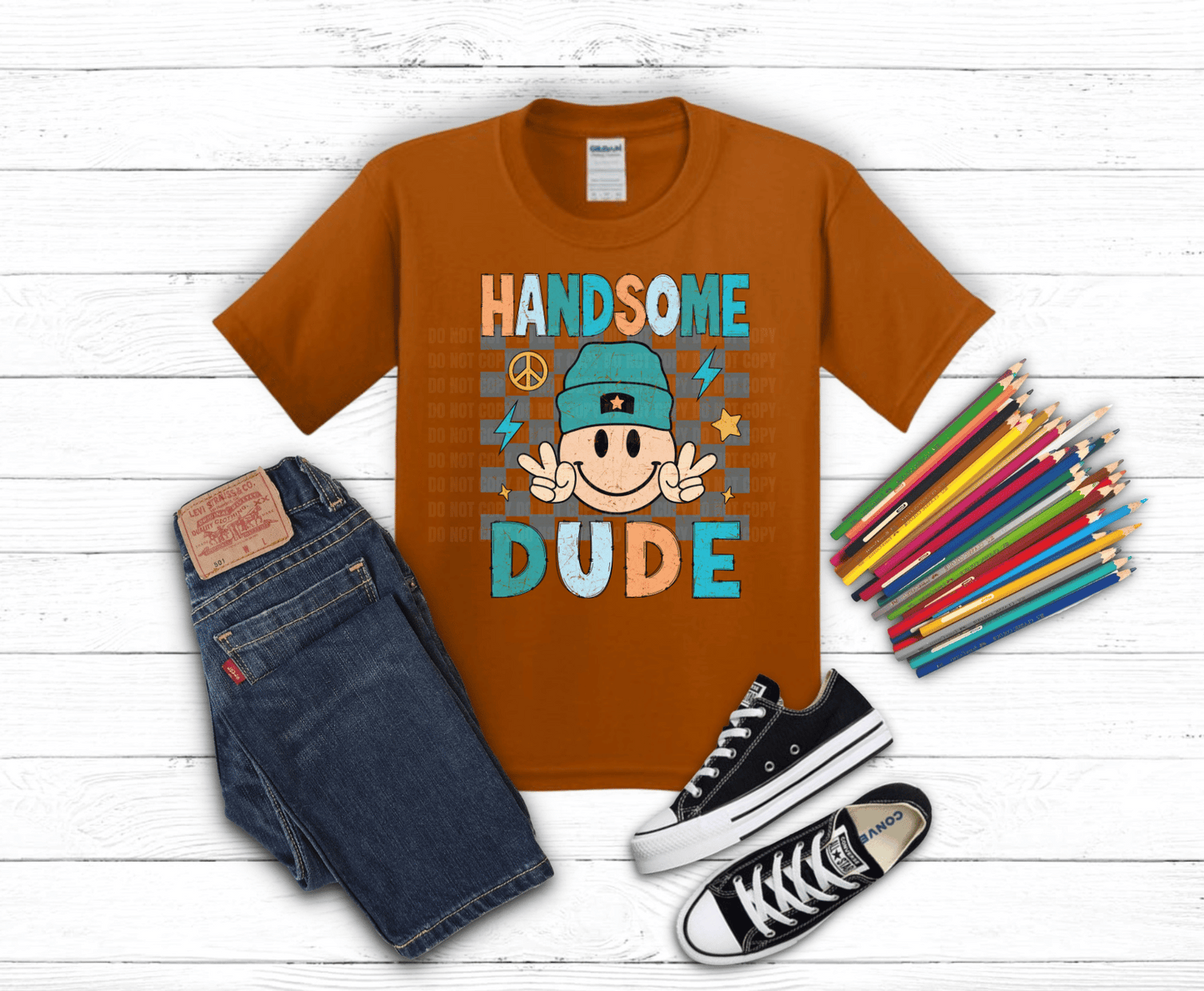 Premade DTF Transfer Gang Sheet For Graphic Tees | Youth Boy