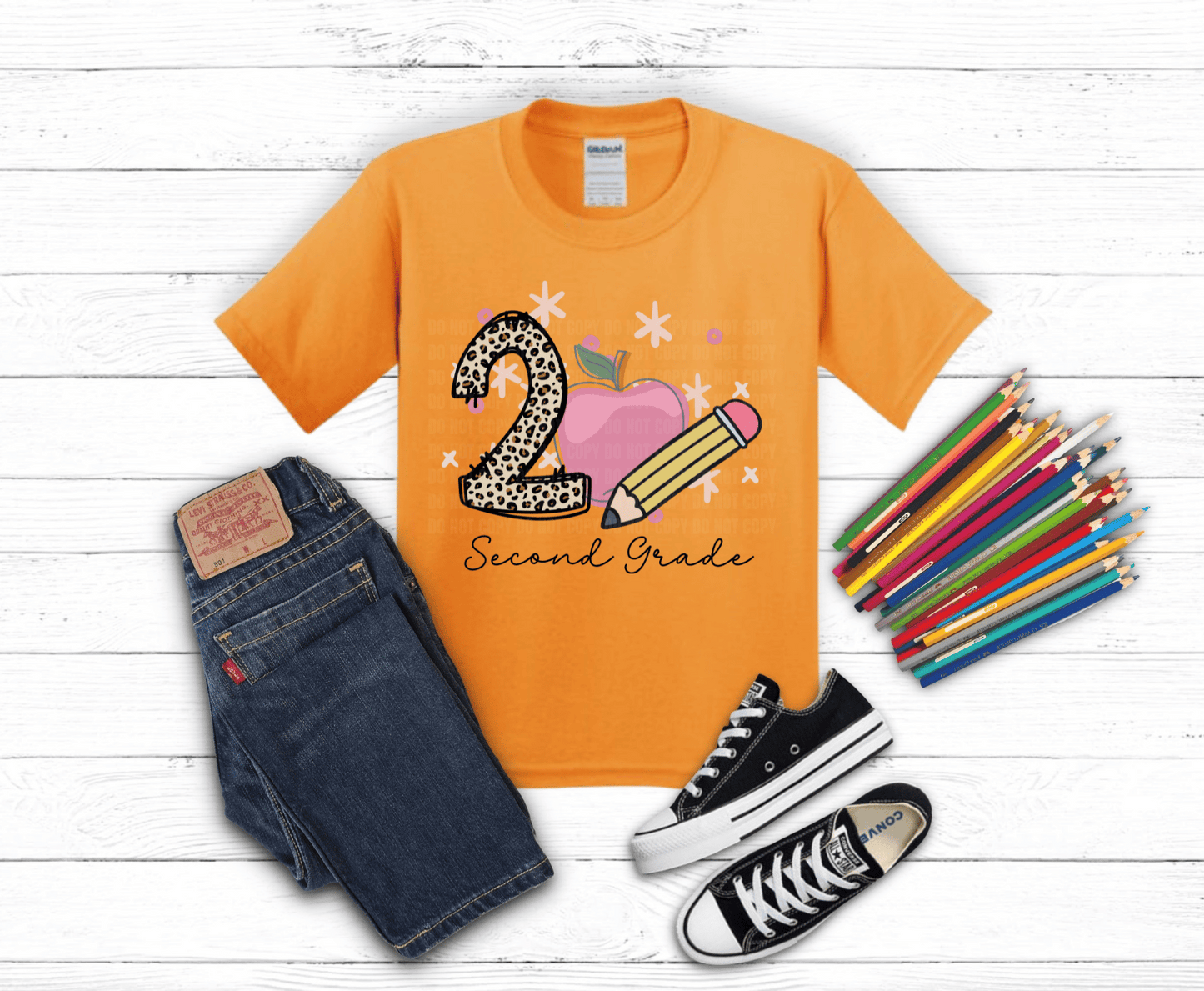 Leopard 2nd Grade | DTF Heat Transfer