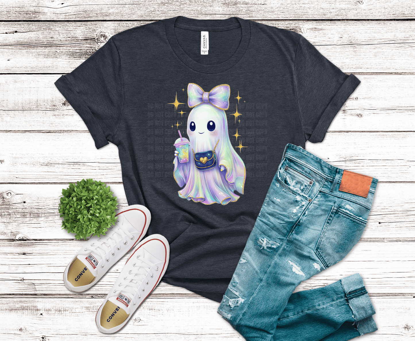 Premade DTF Transfer Gang Sheet For Graphic Tees | Iridescent Halloween