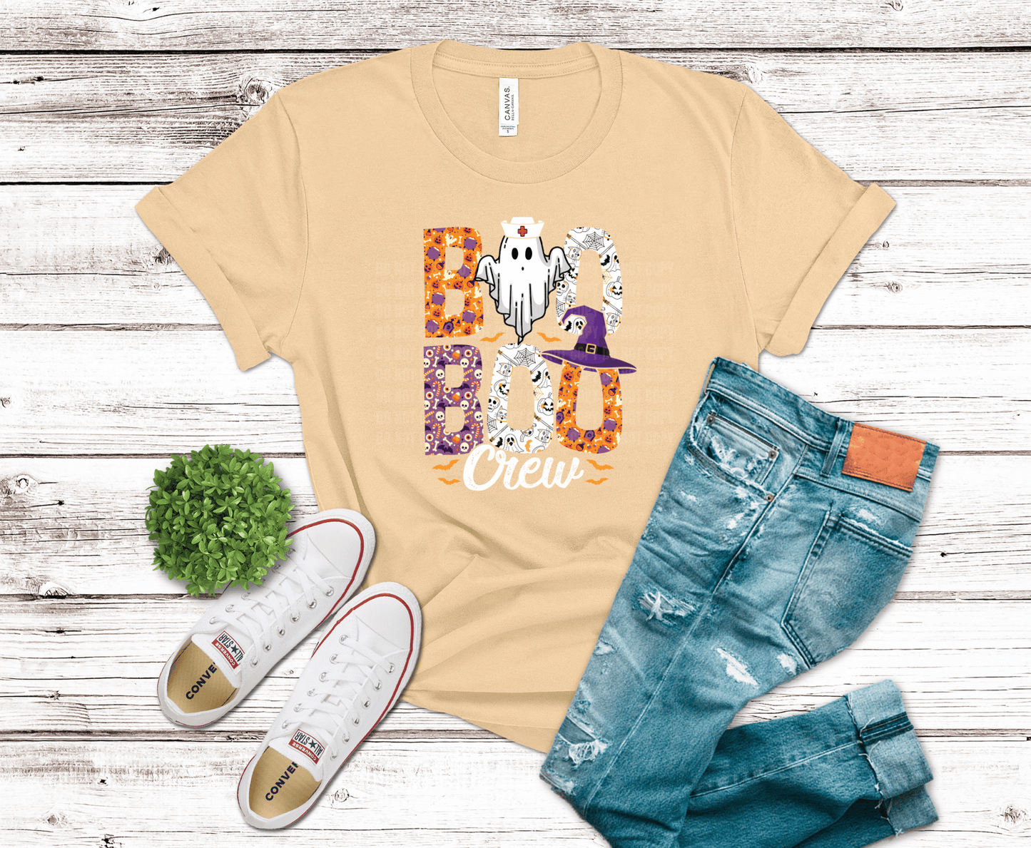 Premade DTF Transfer Gang Sheet For Graphic Tees | Spooky Nurse