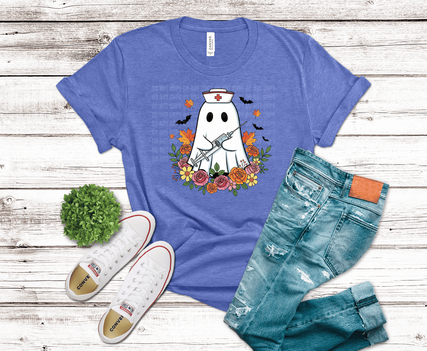 Premade DTF Transfer Gang Sheet For Graphic Tees | Spooky Nurse