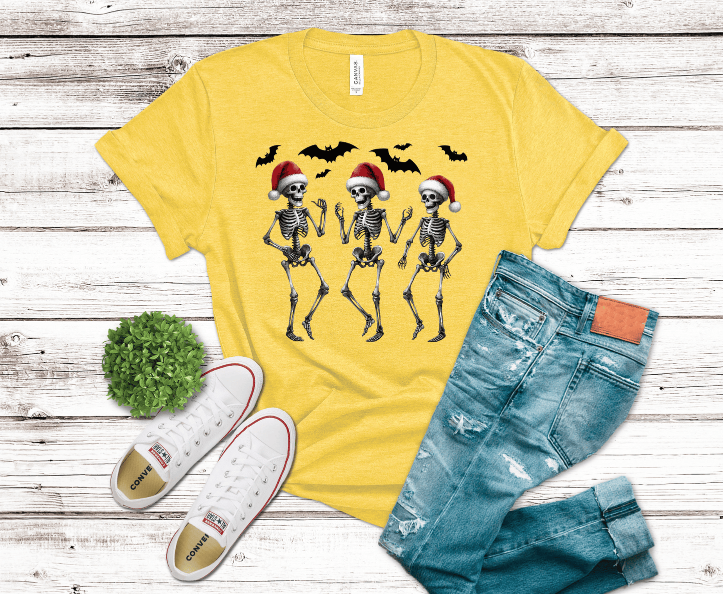 Premade DTF Transfer Gang Sheet For Graphic Tees | Spooky Christmas