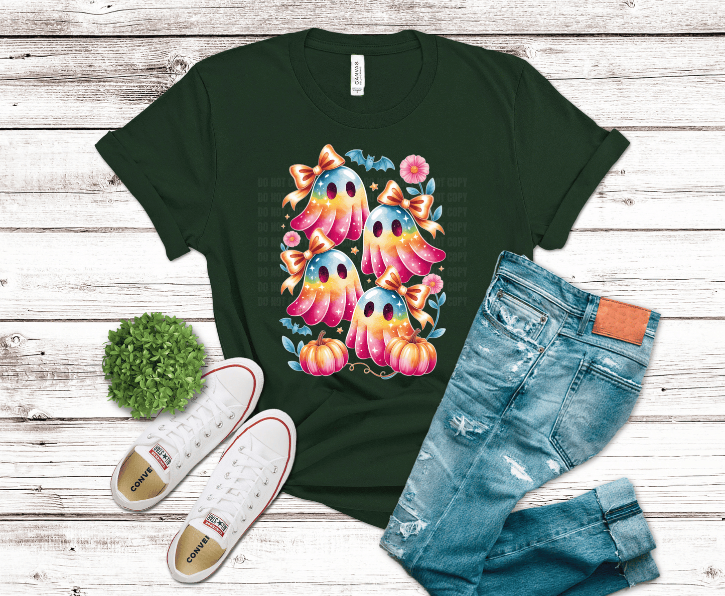 Premade DTF Transfer Gang Sheet For Graphic Tees | Neon Halloween