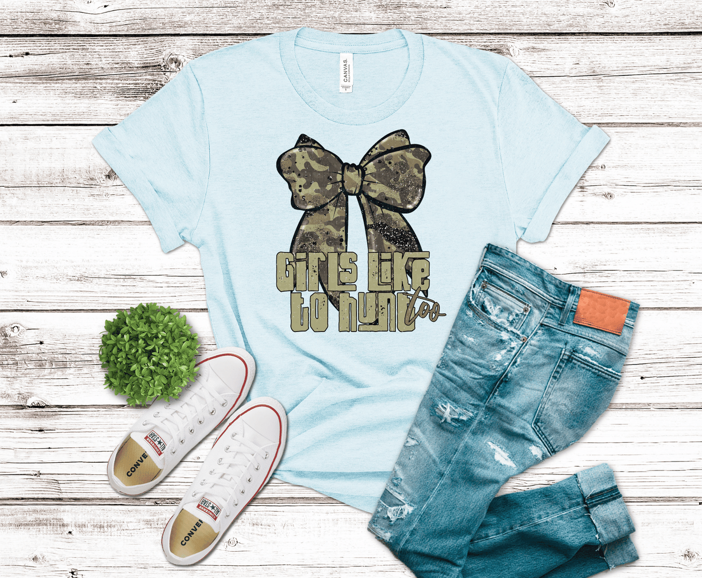 Premade DTF Transfer Gang Sheet For Graphic Tees | Hunting Glam
