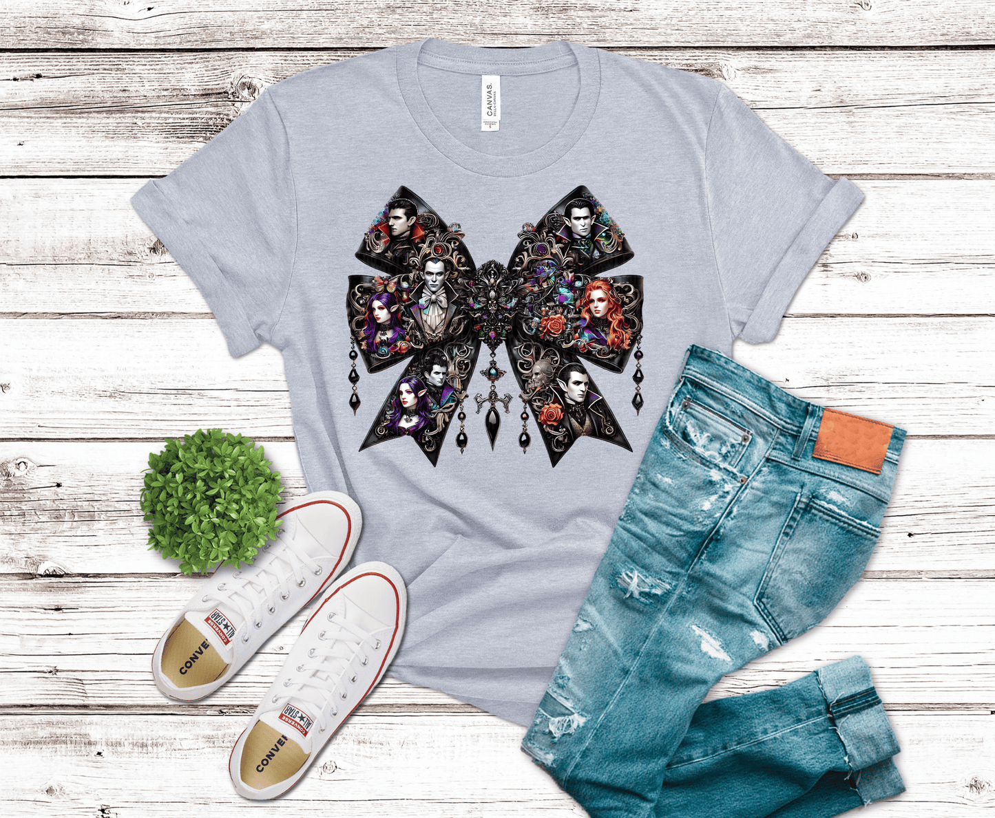 Premade DTF Transfer Gang Sheet For Graphic Tees | Halloween Bows