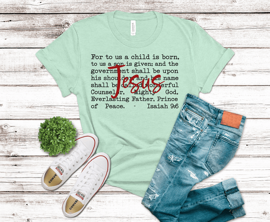 Jesus Words | DTF Heat Transfer