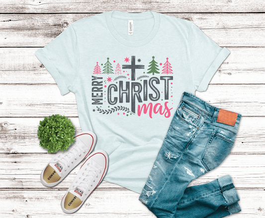 Pink Christ Mas | DTF Heat Transfer