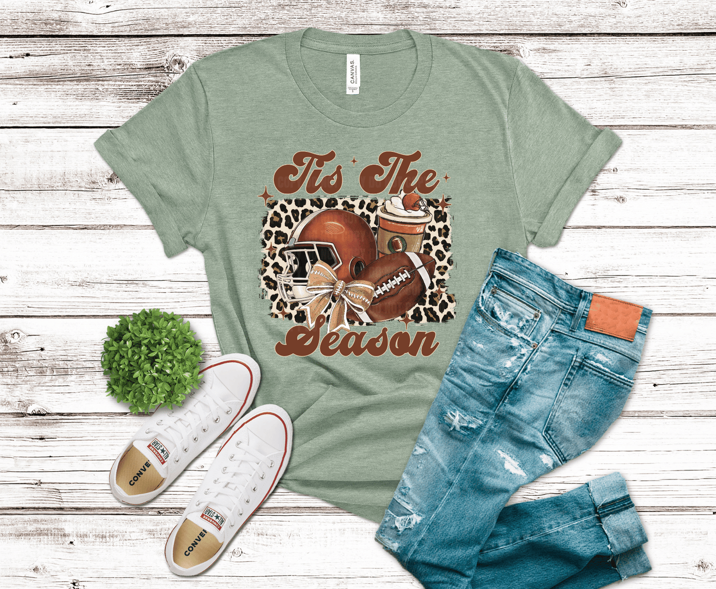 Tis The Season Football | DTF Heat Transfer