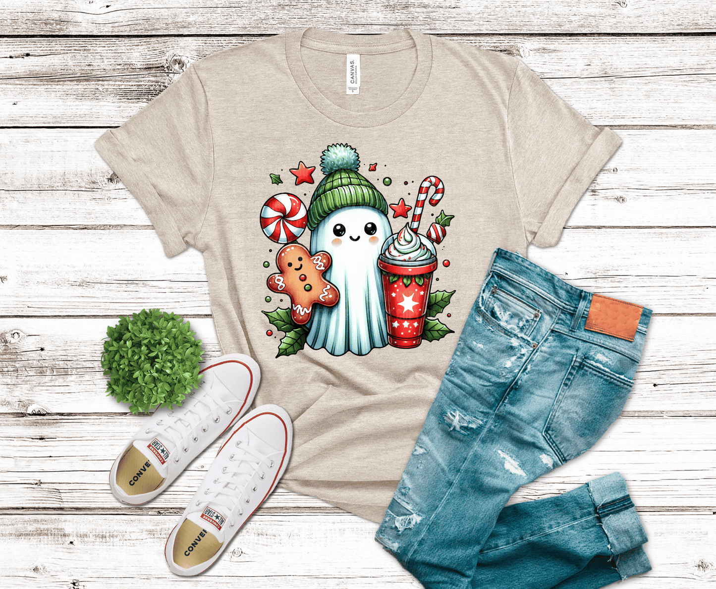 Christmas Ghost | DTF Heat Transfer
