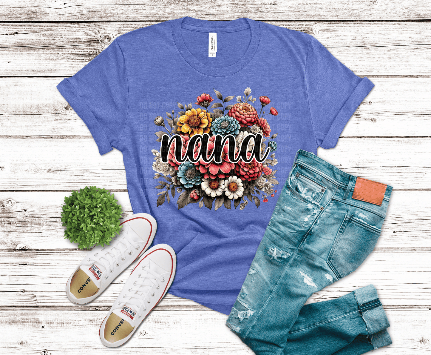 Floral Nana | DTF Heat Transfer