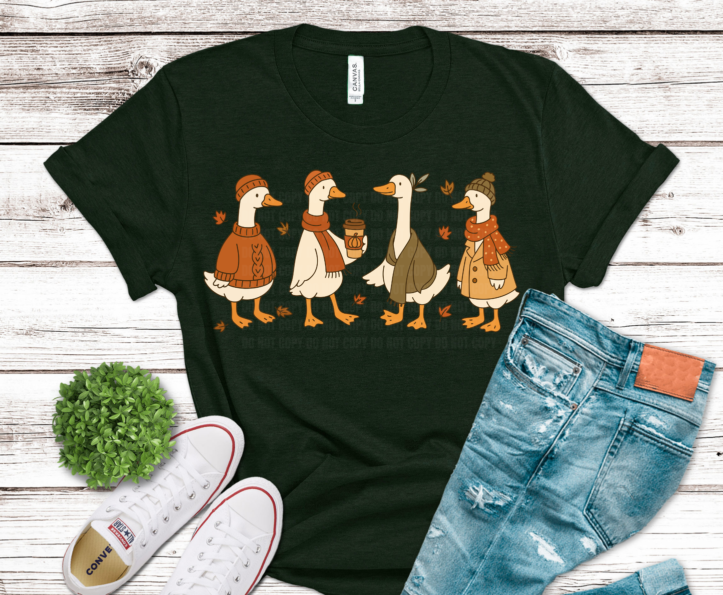 Fall Goose | DTF Heat Transfer