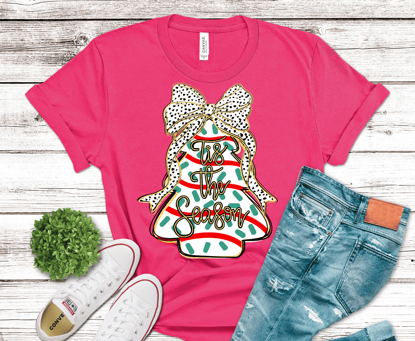 Seasonal Tree Cake | DTF Heat Transfer