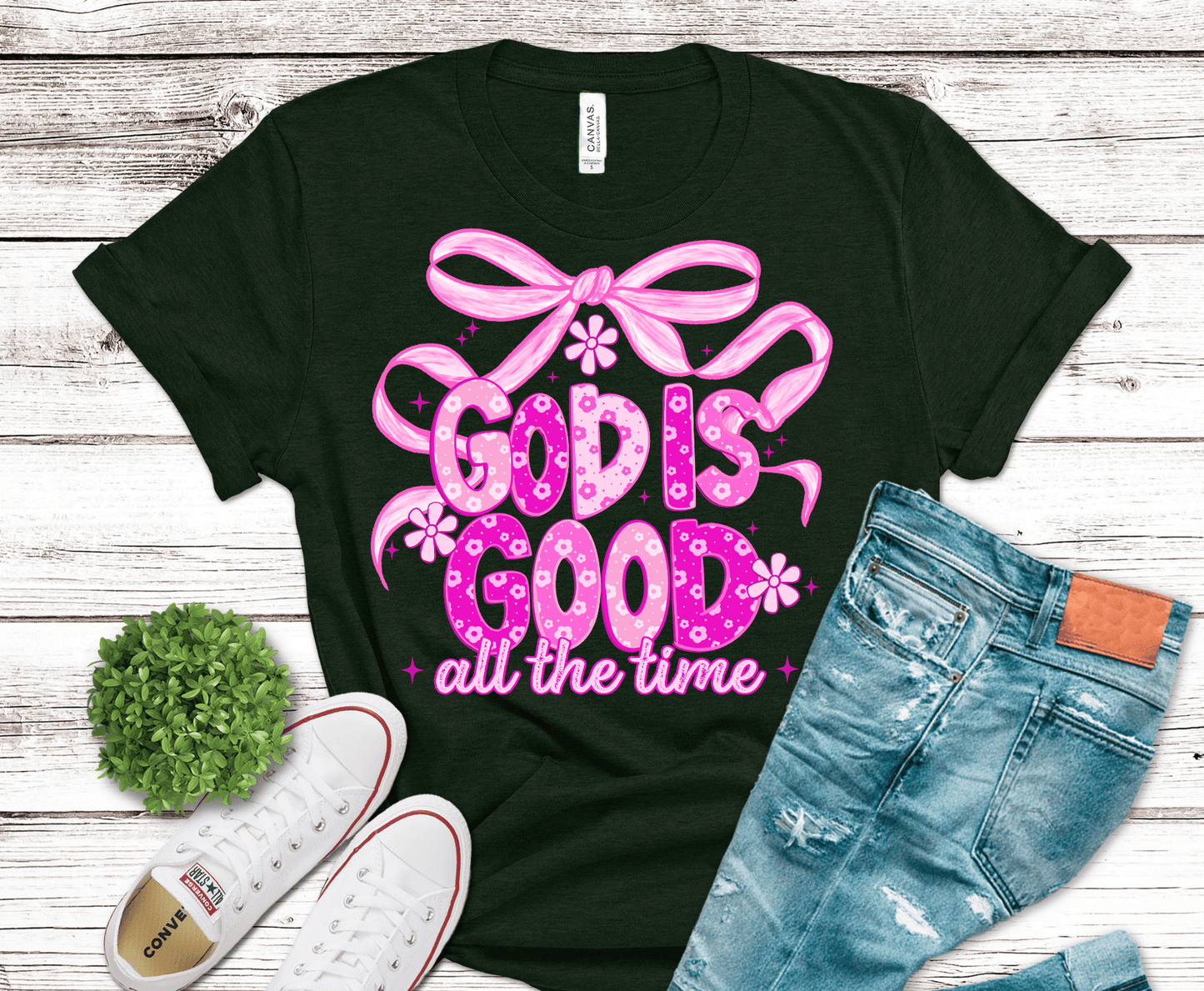 Girly God Is Good | DTF Heat Transfer