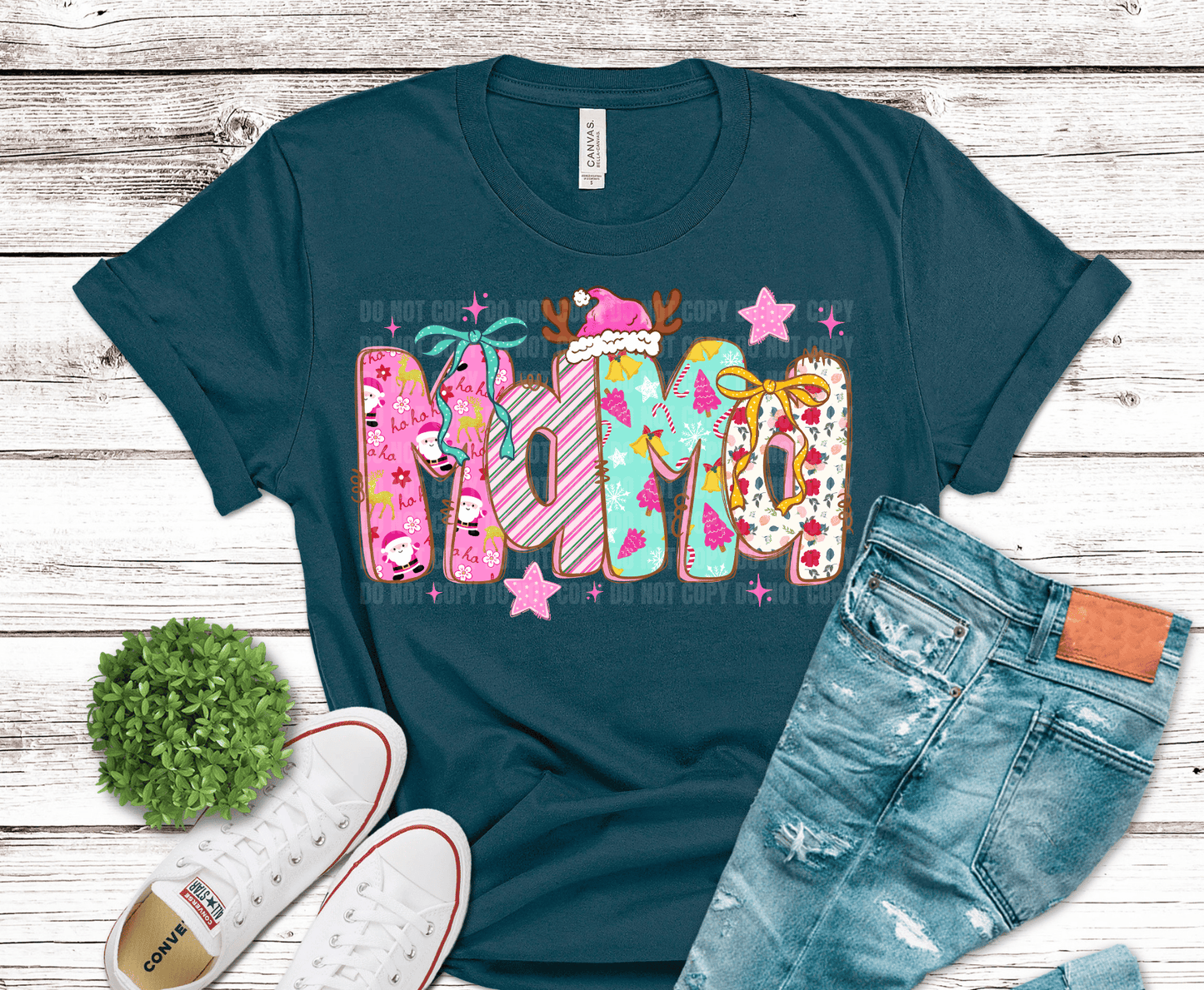 Cute Christmas Mama | DTF Heat Transfer