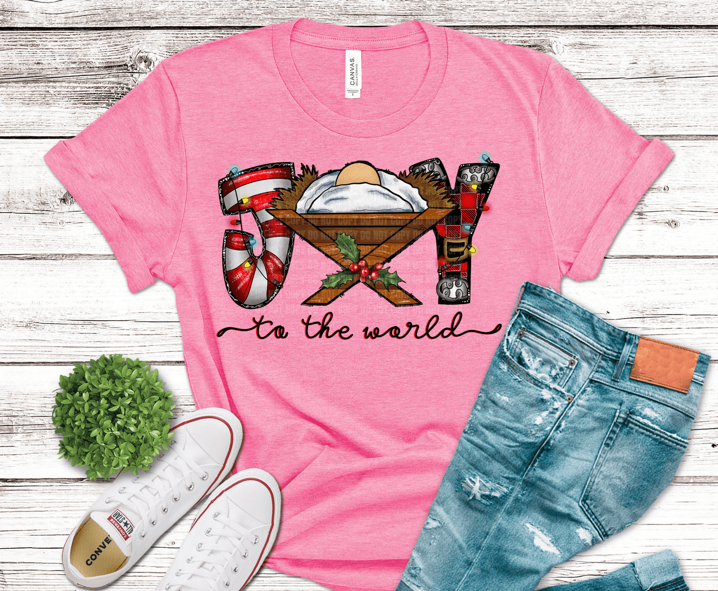 Joy To World | DTF Heat Transfer