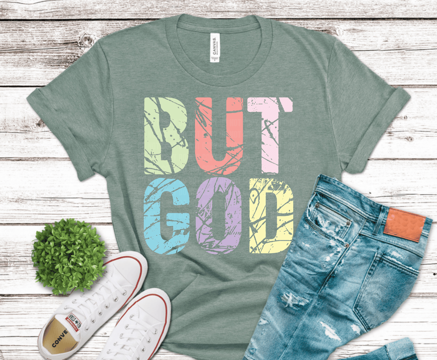Pastel But God | DTF Heat Transfer