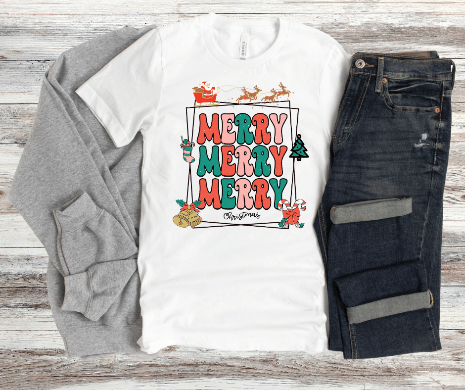 Merry Merry Christmas | DTF - Griffin Expressions