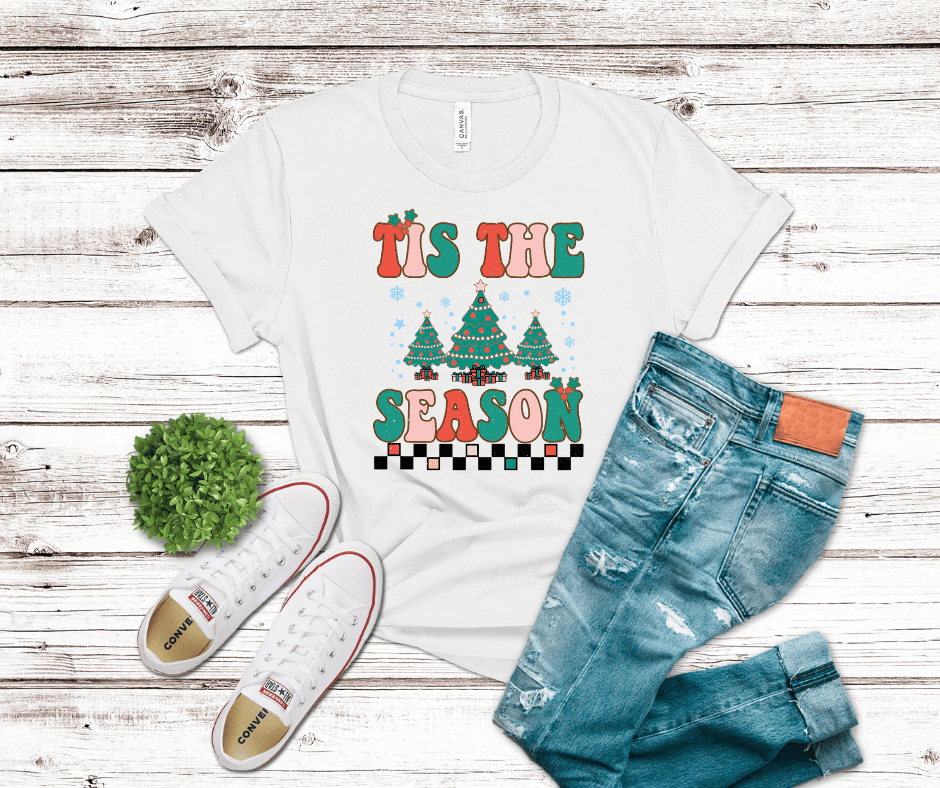 Tis' The Season Christmas Tree | DTF - Griffin Expressions