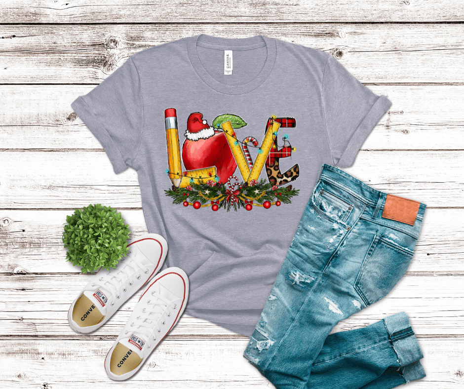 Holiday Teacher Love | DTF - Griffin Expressions