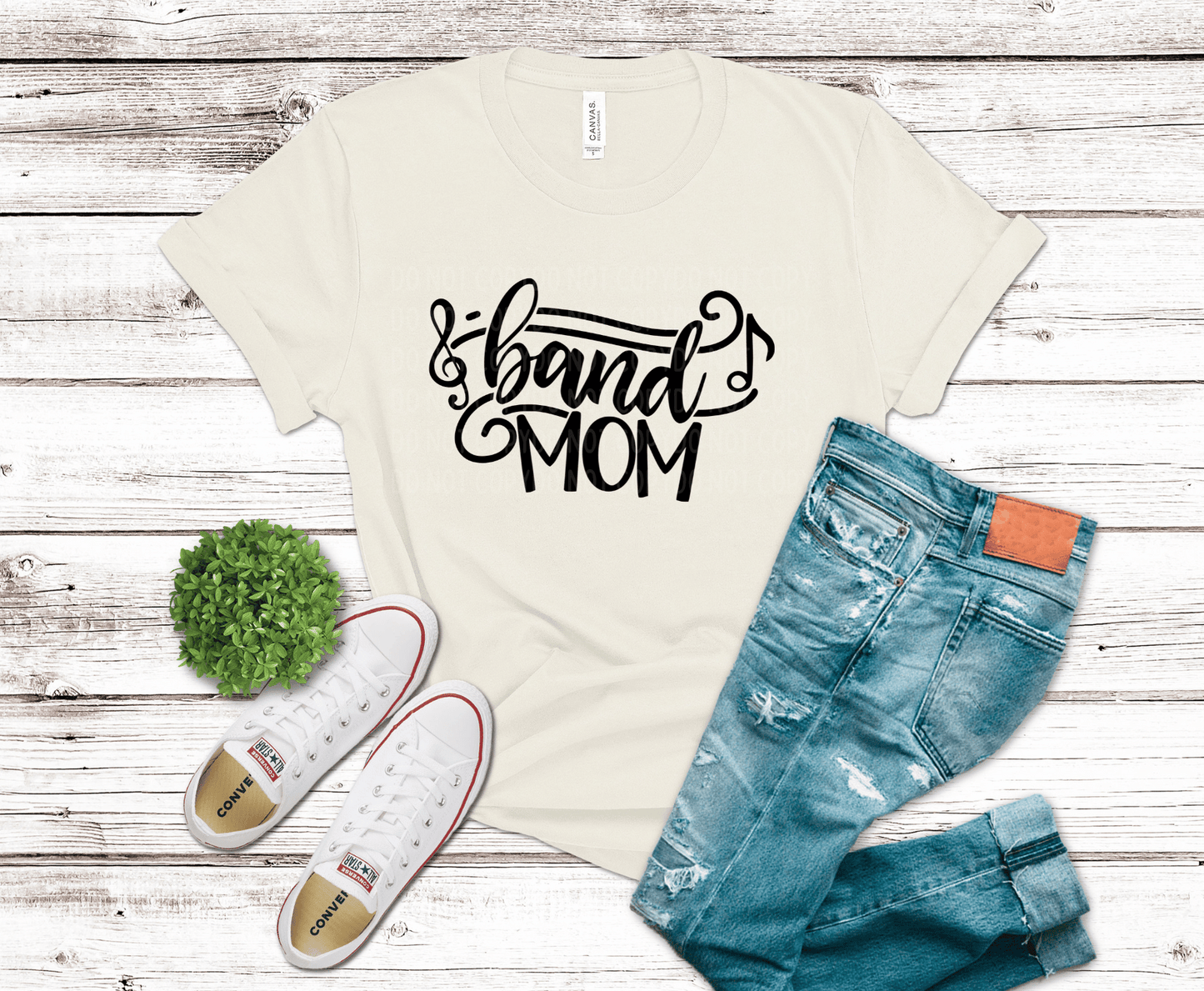 Band Mom Music Notes | DTF - Griffin Expressions